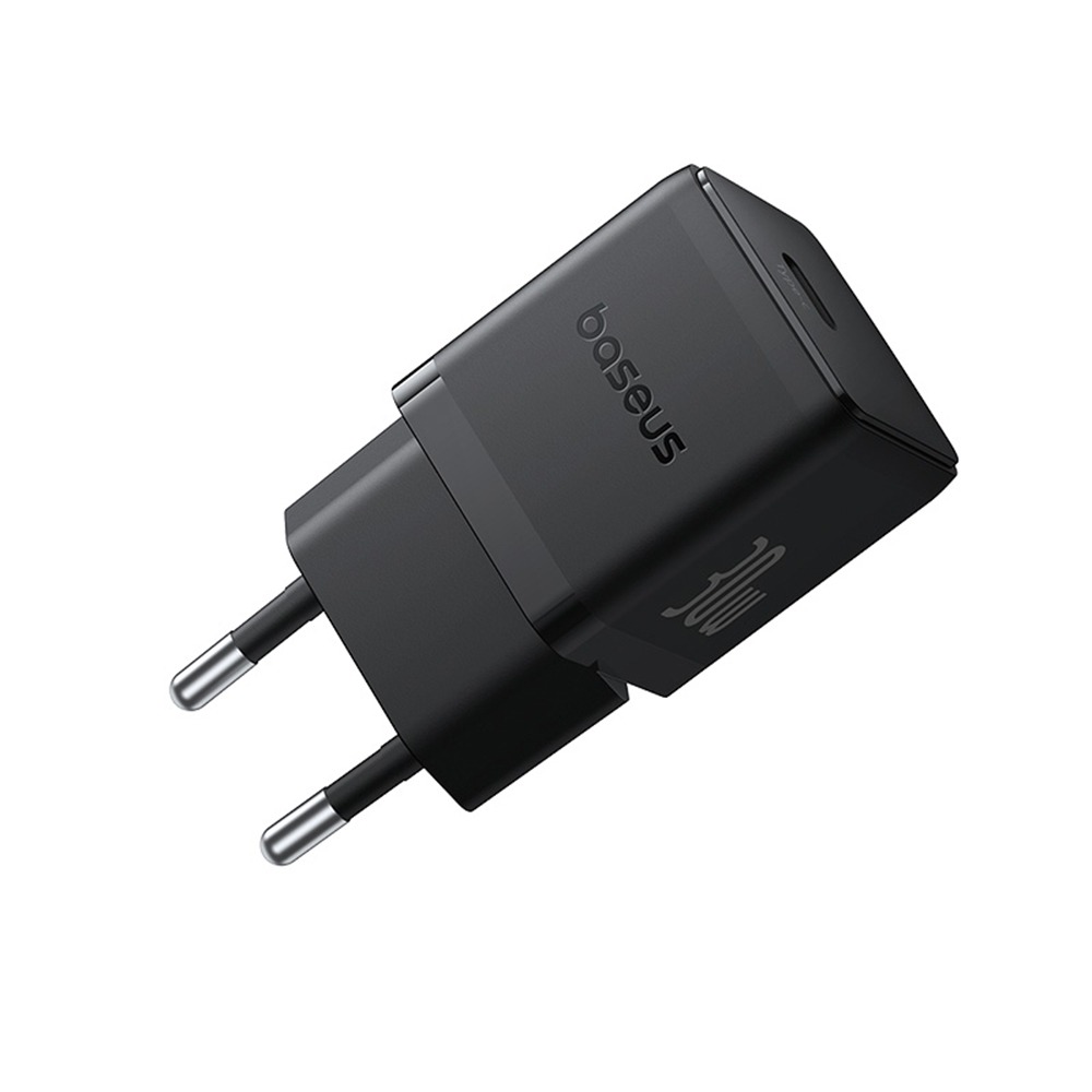 Baseus Palm Wall Charger , 1 Ports Type C , 30 Watt Cluster Black - P10111605113-01