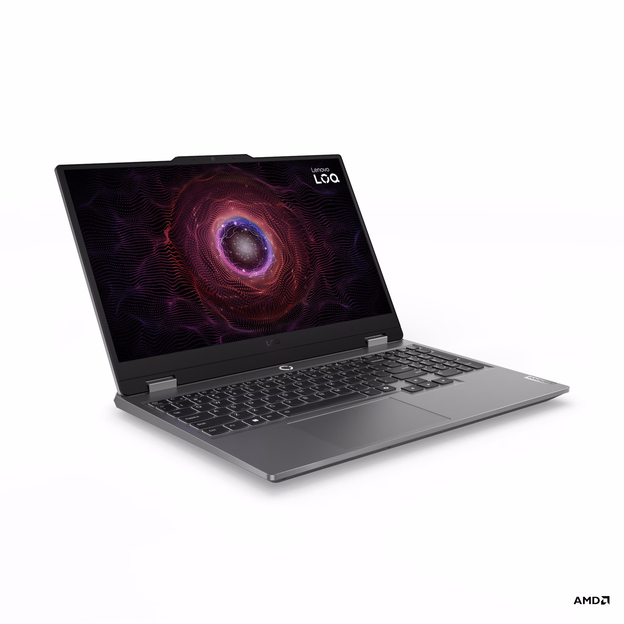 لاب توب جيمنج لينوفو LOQ 15ARP9 ، معالج ايه ام دي رايزن 5 7235HS 15.6 بوصة ، هارد 512 جيجا بايت SSD ، رام 16 جيجا بايت ، كارت شاشة انفيديا جي فورس RTX 4050 ،فري دوس - رمادي لونا