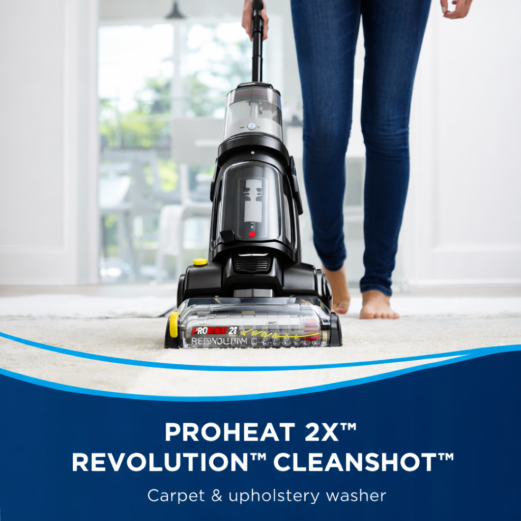 Bissell Proheat 2X Revolution Cleanshot Carpet Cleaner Black - 2066E