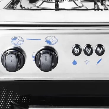 First Cook Gas Cooker , 5 Burners , Stainless Steel - FC1001