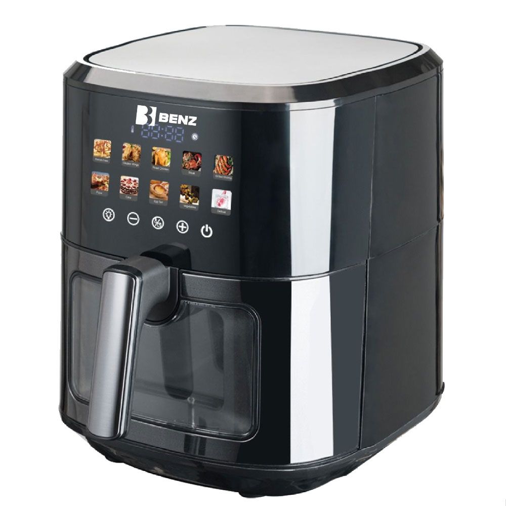 Benz Digital Air Fryer , 6.5 Liter , 1700 Watt Black - BAFB602