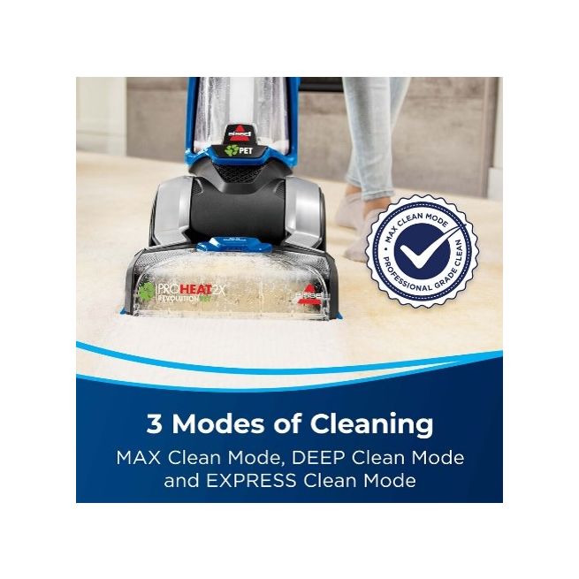 Bissell ProHeat 2X Revolution Bagless Carpet Cleaner Blue - 1858E