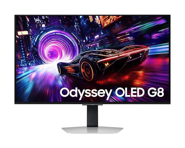 Samsung Odyssey G8 G81SF 32 Inch Gaming Monitor , 240 Hertz 0.03 Millisecond , Silver - LS32FG810SUXEN