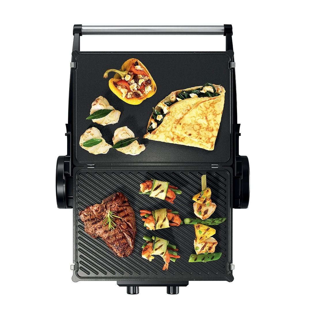 Bosch Electric Grill , 2000 Watt , Silver Black - TCG4215
