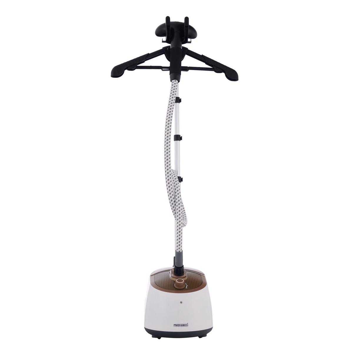 Mediatech Garment Steamer , 2 Liter , 1750 Watt , White Gold - MT-206