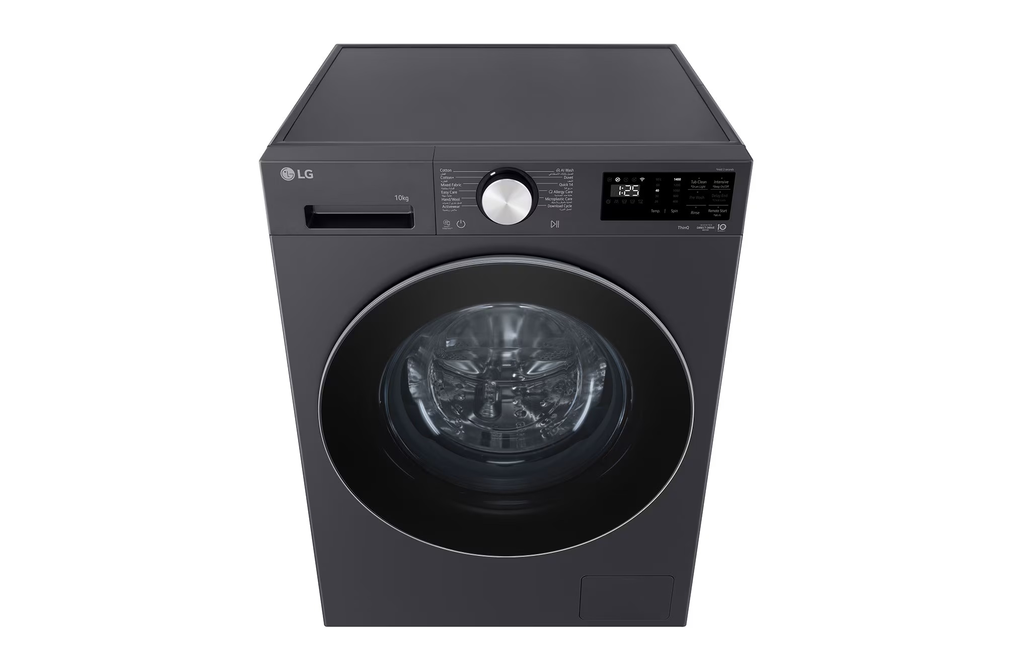 LG Inverter Front Load Washing Machine , 10 kg , Essence Graphite - F4X5RYG24