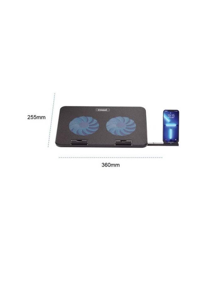 Standard ICE02 Laptop Cooling Pad ,Black