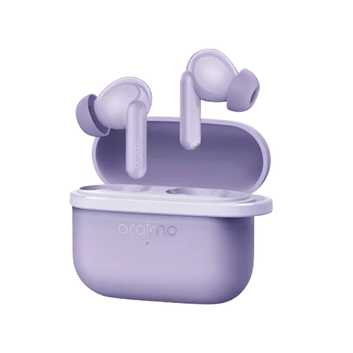 Oraimo SpaceBuds Lite Earbuds , AI Call Noise Cancellation , Digital Lavender - OTW-324
