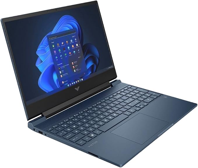 لاب توب اتش بي فيكتوس 15-FA0033DX ، معالج انتل كور I5-12450H 15.6 بوصة ، هارد 512 جيجا بايت SSD ، رام 8 جيجا بايت ، كارت شاشة انفيديا جي فورس RTX 3050 ،ويندوز 11 - ازرق