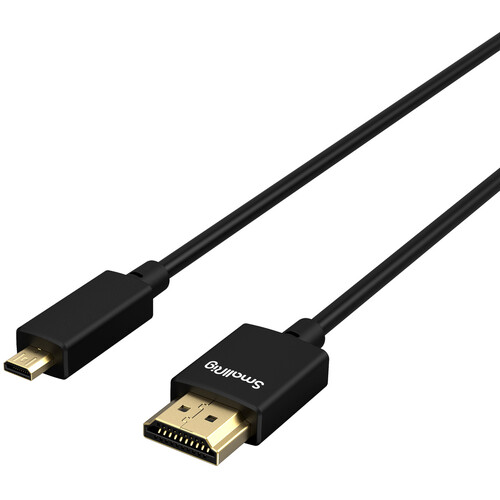 Smallrig Micro HDMI Cable ,13.8 Inch ,Black - 3042B