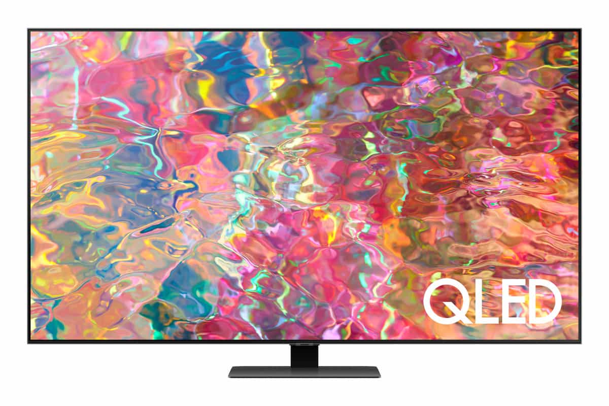 شاشة تلفزيون سمارت سامسونج ، مقاس 55 بوصة ، QLED ، دقة 4K UHD ، بريسيفر داخلي