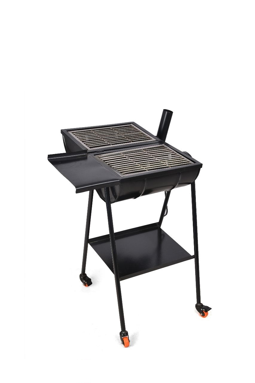 Ghazala Balcony Grill Charcoal Grill Black