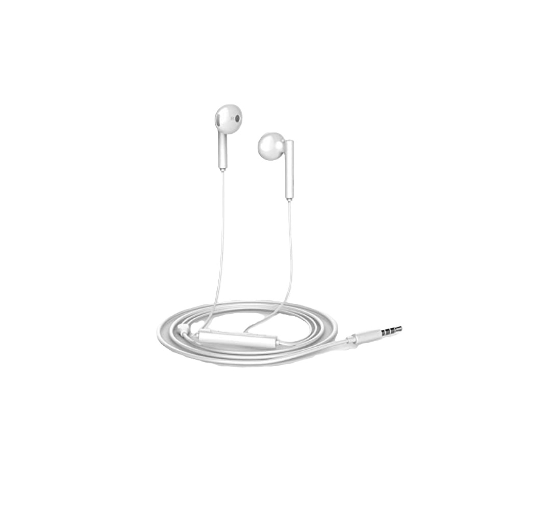 Huawei Wired Earphones with Microphone , White - AM115
