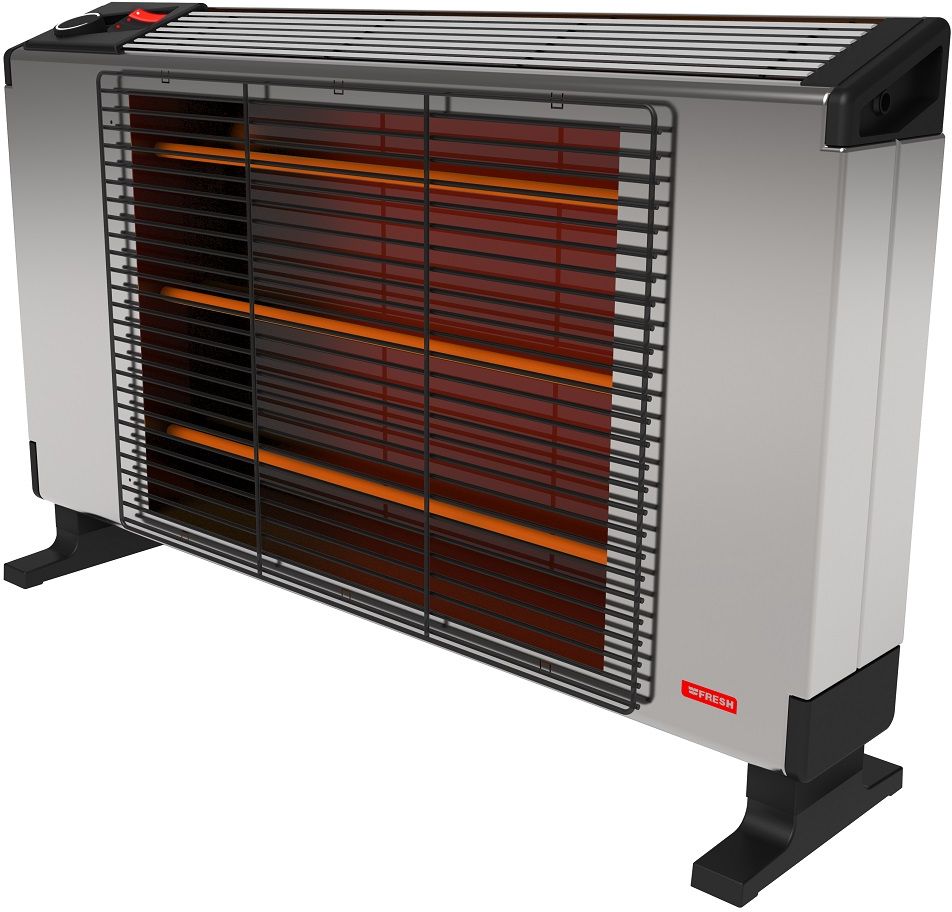 Fresh Quratez PSM-210 Electric Heater , 2100 Watt Silver - 500010583
