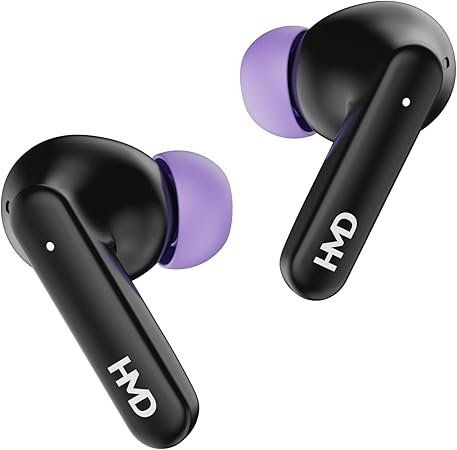 HMD DUB P70 Earbuds , with Environmental Noise Cancellation , Black