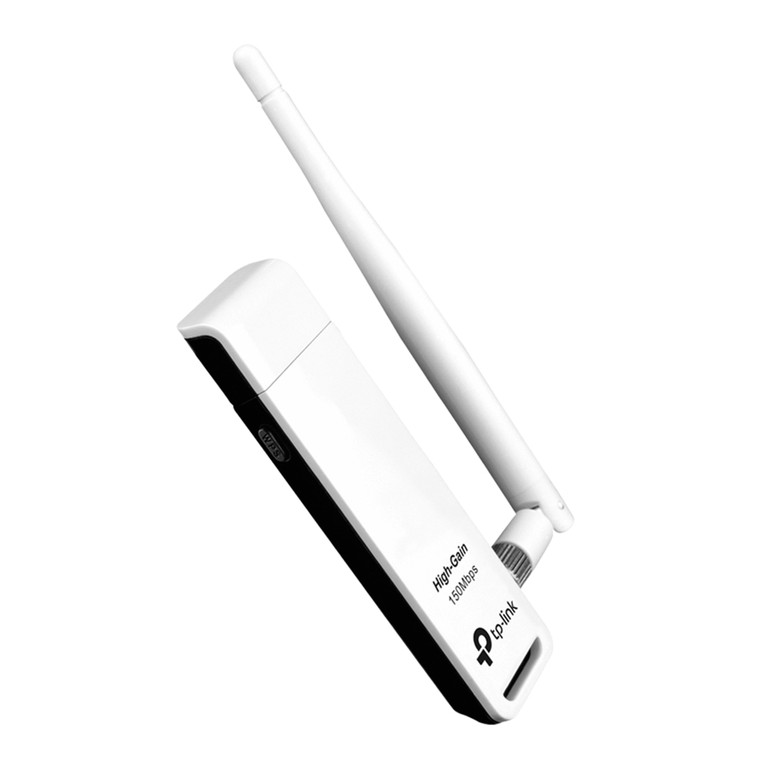 محول لاسلكي تي بي لينك ،USB ،ابيض - TL-WN722N