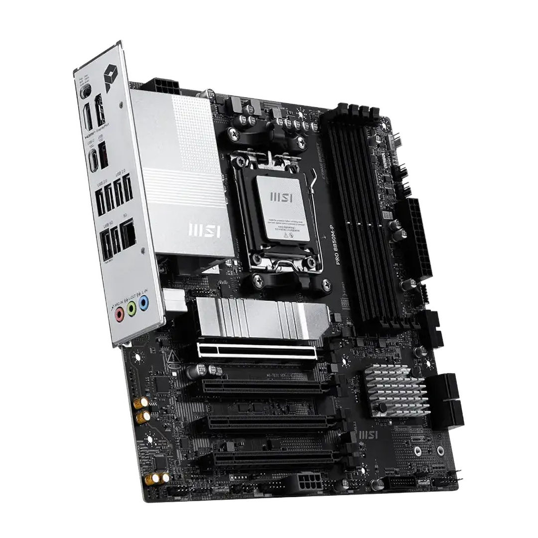 MSI PRO B850M-P Motherboard , AMD mATX Black