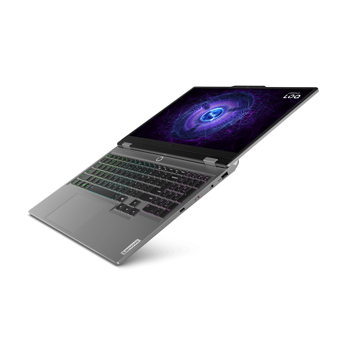لاب توب لينوفو LOQ 15IAX9 - 83GS008NED ، معالج انتل كور i5-12450HX 15.6 بوصة ، هارد 512 جيجا بايت SSD ، رام 8 جيجا بايت ، كارت شاشة انفيديا جي فورس RTX 2050 ،فري دوس - رمادي لونا