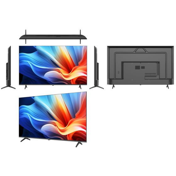 شاشة تلفزيون سمارت هاير ، مقاس 50 بوصة ، ليد ، دقة 4K UHD ، بريسيفر داخلي