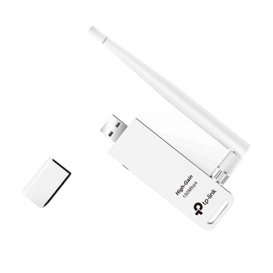 Tp-Link Wireless Adapter ,USB ,White - TL-WN722N