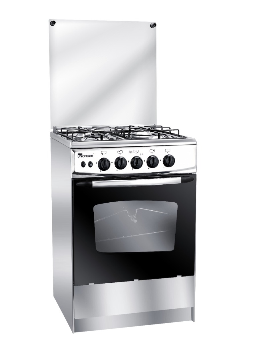 بوتاجاز غاز يونيون اير ، عدد 4 شعلة ، فضي - CF5555SS-170