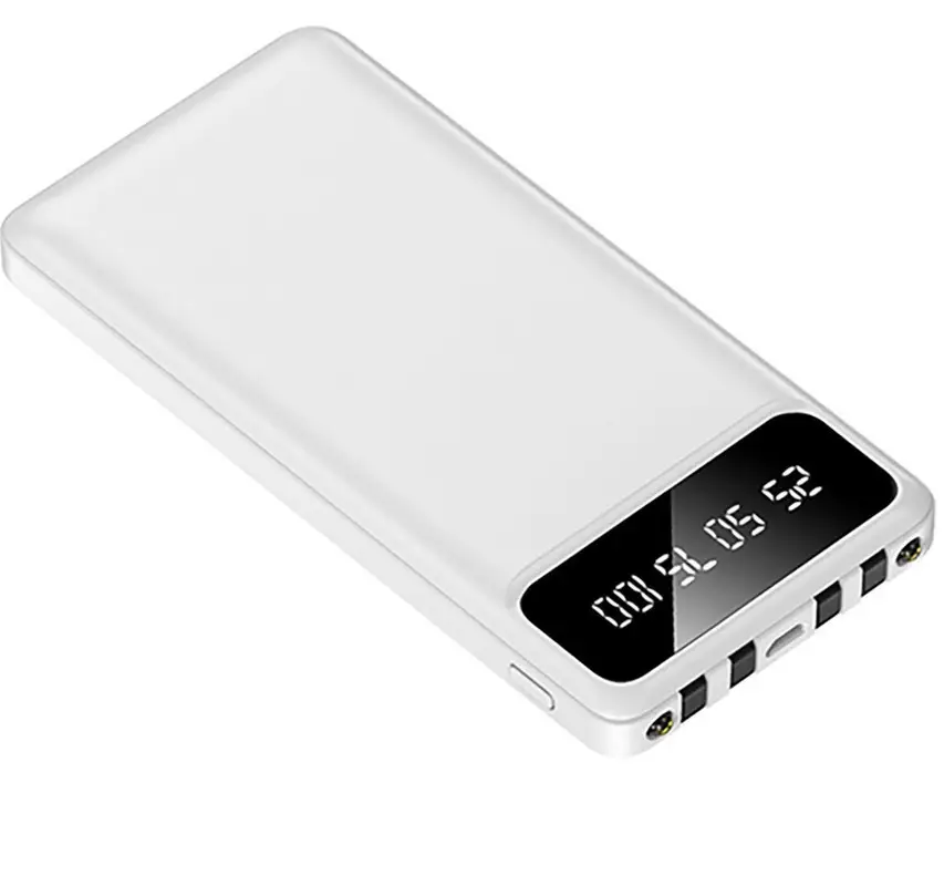Matrix Y80 Wired Power Bank , 10000 mAh 1 Ports , White