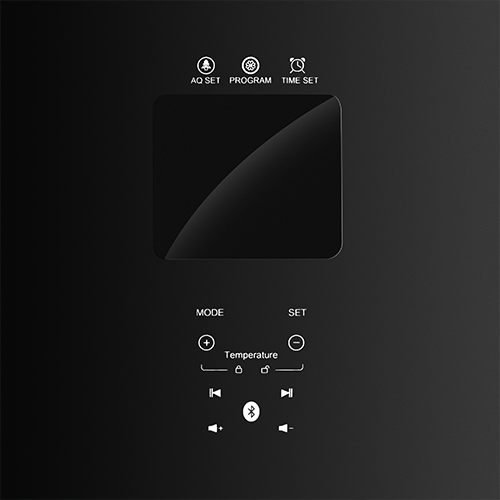 Unionaire Combi NoFrost Bottom Freezer Refrigerator , 370 Liter , Black - URN500CLBLG1ADTXHRBM