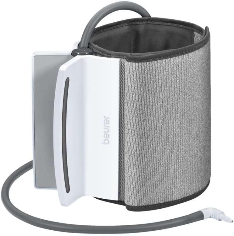 Beurer easyClip Battery (4 x 1.5 V AA batteries) Upper arm Blood Pressure Monitor , White Gray - BM 51