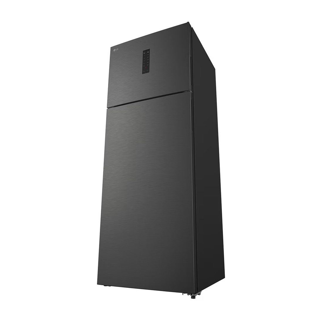 LG NoFrost Top Freezer Refrigerator , 450 Liter Inverter Motor , Black - GTF452SSAN