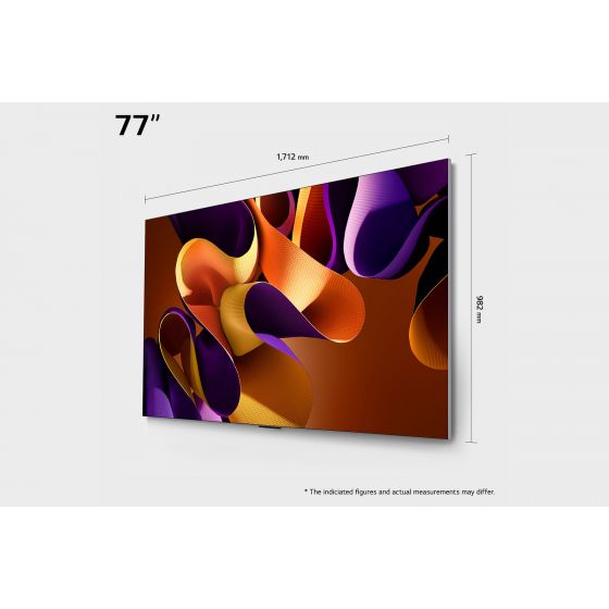 شاشة تلفزيون سمارت ال جي ، مقاس 77 بوصة ، OLED Evo ، دقة 4K UHD ، بريسيفر داخلي