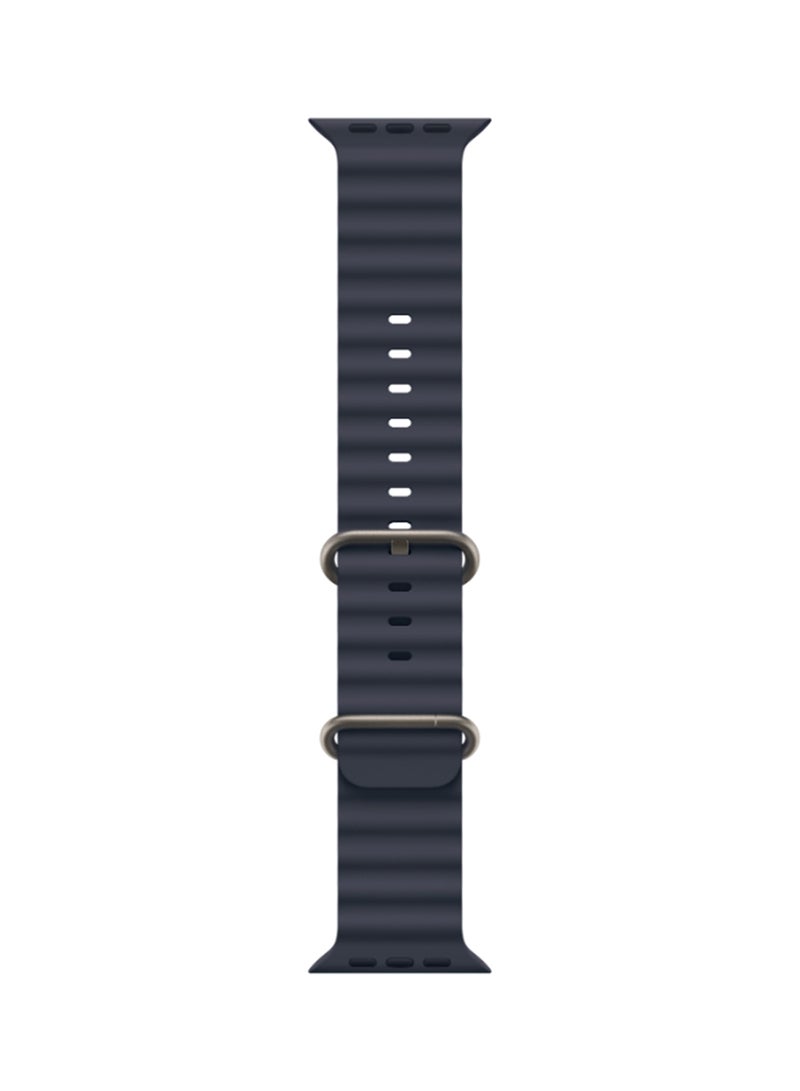 Apple Watch Ultra 2 Smart Watch , 1.9 Inch Natural Titanium and Navy Ocean - A2986