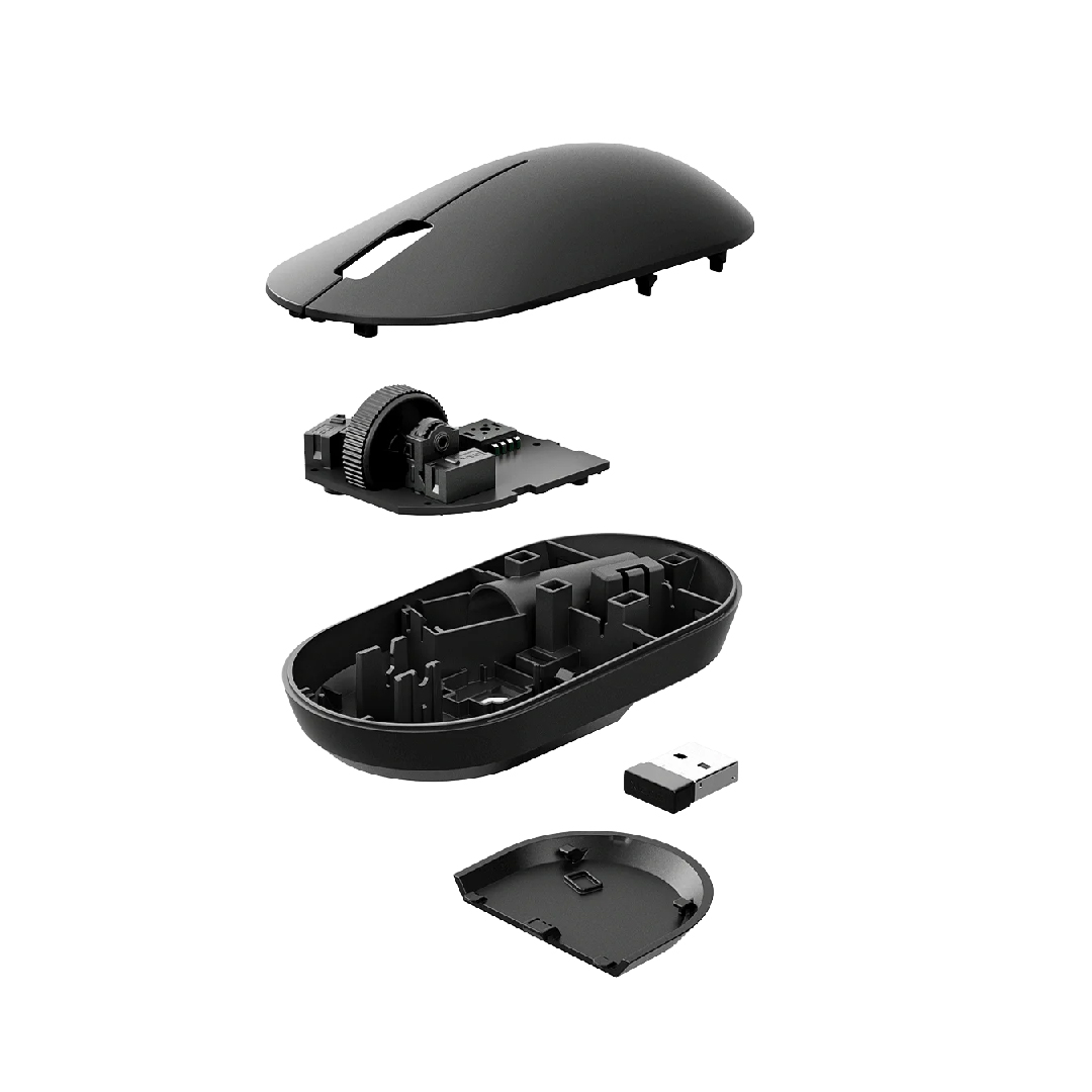Xiaomi Lite 2 Wireless Mouse , Black - XMWXSB02YM