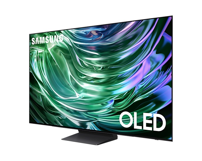شاشة تلفزيون سمارت سامسونج ، مقاس 77 بوصة ، OLED ، دقة 4K UHD ، بريسيفر داخلي - QA77S90DAEXXY