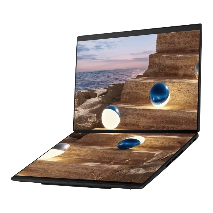 Asus Zenbook DUO UX8407AA-SNL319W Laptop ,Intel Core Ultra X9 378H 14 Inch ,1 Terabyte SSD ,32 GB ,Intel Arc Graphics ,Windows 11 - Moher Grey
