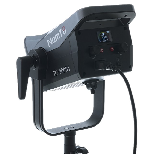 مصباح تصوير فيديو LED محمول نام تو TC-300Bi ،رمادي
