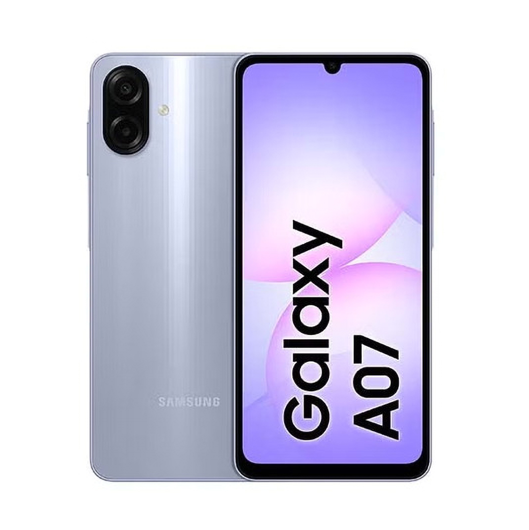 Samsung A07 , 64 GB , 4 GB , 4G LTE , Dual-SIM - Light Violet