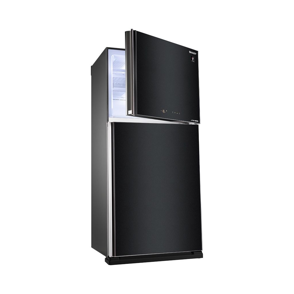 Sharp NoFrost Top Freezer Refrigerator , 450 Liter Inverter Motor , Black - SJ-GV58G-BK