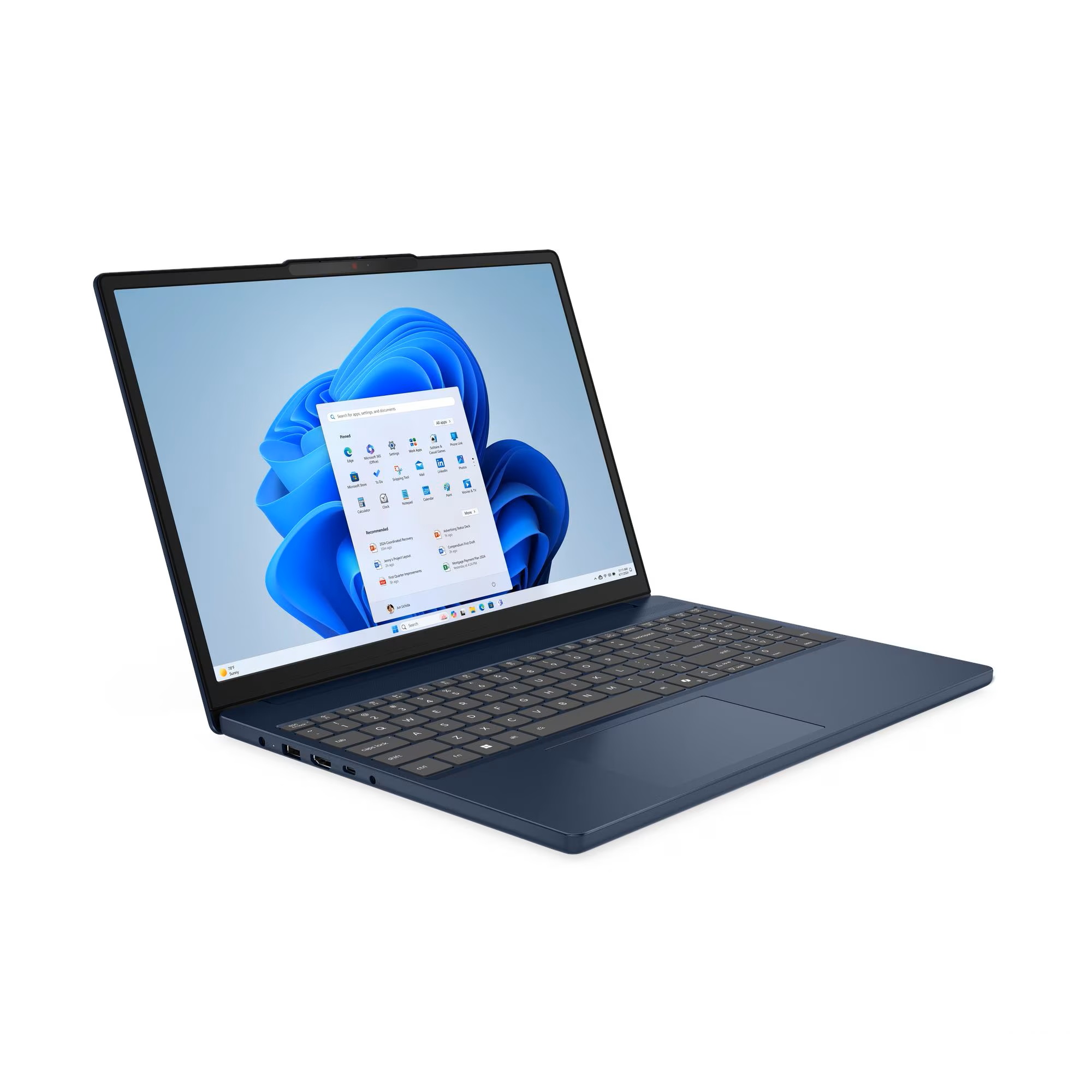 Lenovo IdeaPad Slim 3 15IRH10 Laptop ,Intel Core i5-13420H 15.3 Inch ,512 GB SSD ,16 GB ,Intel UHD Graphics ,FreeDos - Cosmic Blue