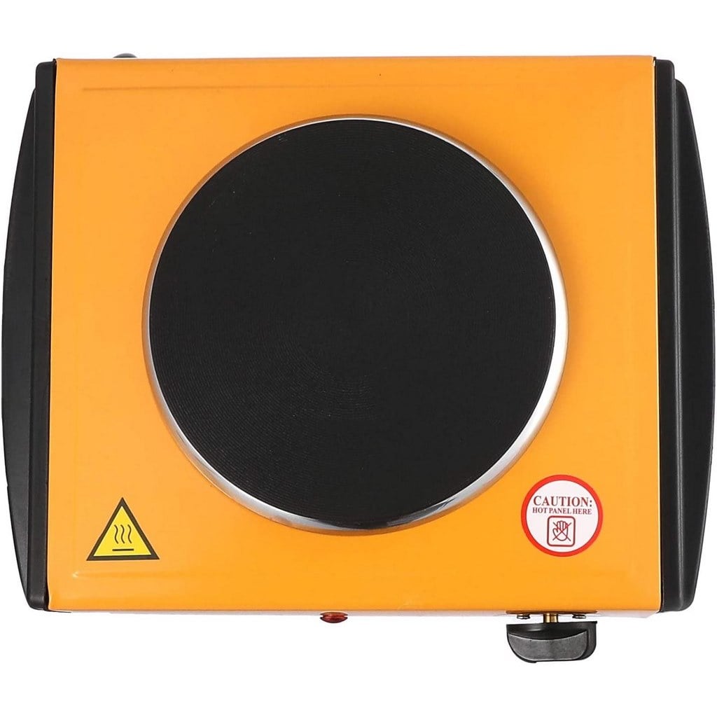 Sokany Electric Hot Plate ,1 Plate Burners ,1000 Watt Black Orange - SK-100A