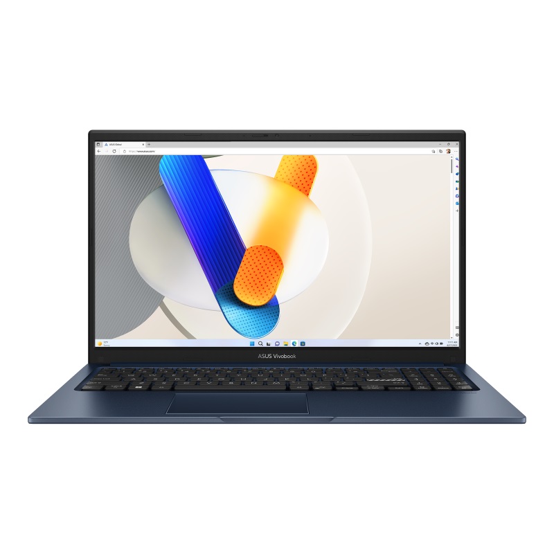 لاب توب اسوس Vivobook 15 X1504 ، معالج انتل كور i5-1235U 15.6 بوصة ، هارد 512 جيجا بايت SSD ، رام 8 جيجا بايت ، كارت شاشة انتل UHD جرافيكس ،ويندوز 11 - ازرق كوايت
