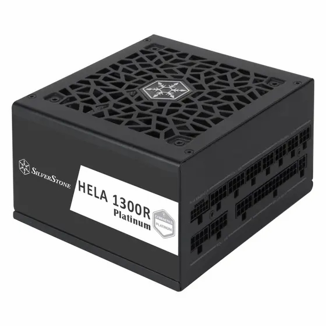 مزود طاقة سيلفر ستون HELA 1300R بلاتنيوم ، 264 فولت ، اسود - SST-HA1300R-PM