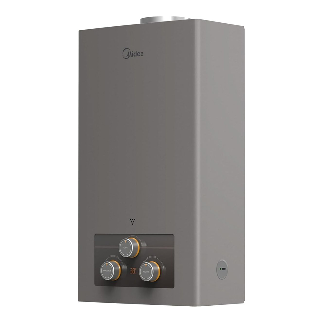 Midea Gas Water Heater , 10 Liter Grey - MGWH10-20MDNEG(S)