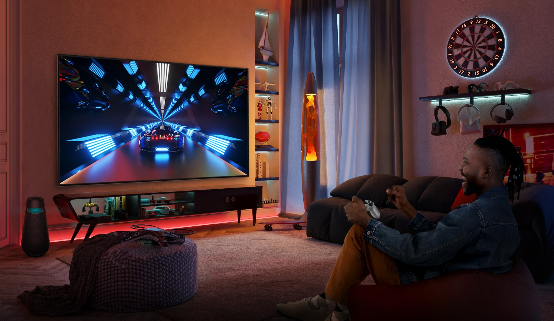 LG 65 Inch Smart TV , 4K UHD QNED Built-In Receiver