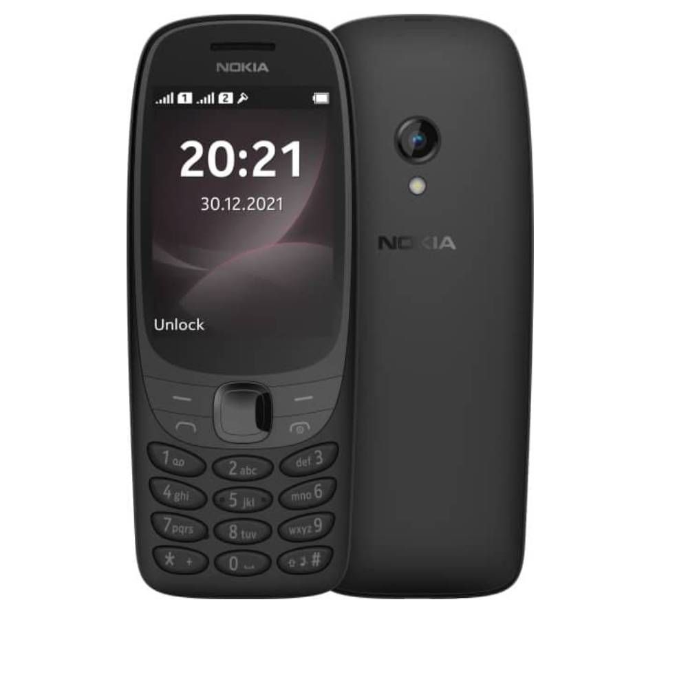 نوكيا 6310 2021 ، شريحتين - اسود
