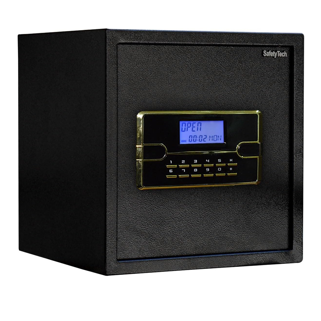 Safety Tech Digital Electronic with Keys Safe Box ,40 Liter ,Black - GN40 BLT3