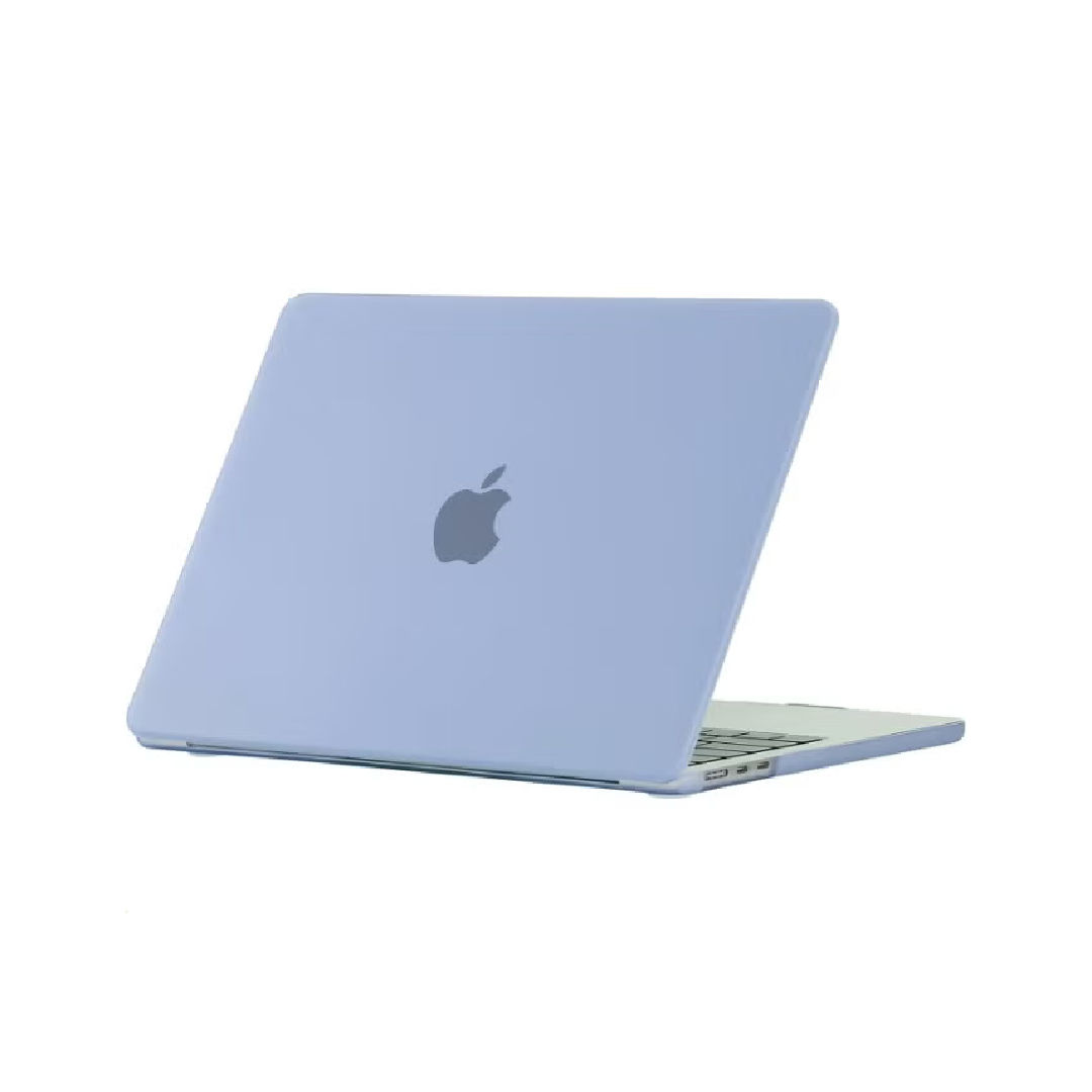 Generic Hard Shell Laptop Case with Screen Protector for Macbook Air 15-Inch , Matte Farpeak Blue