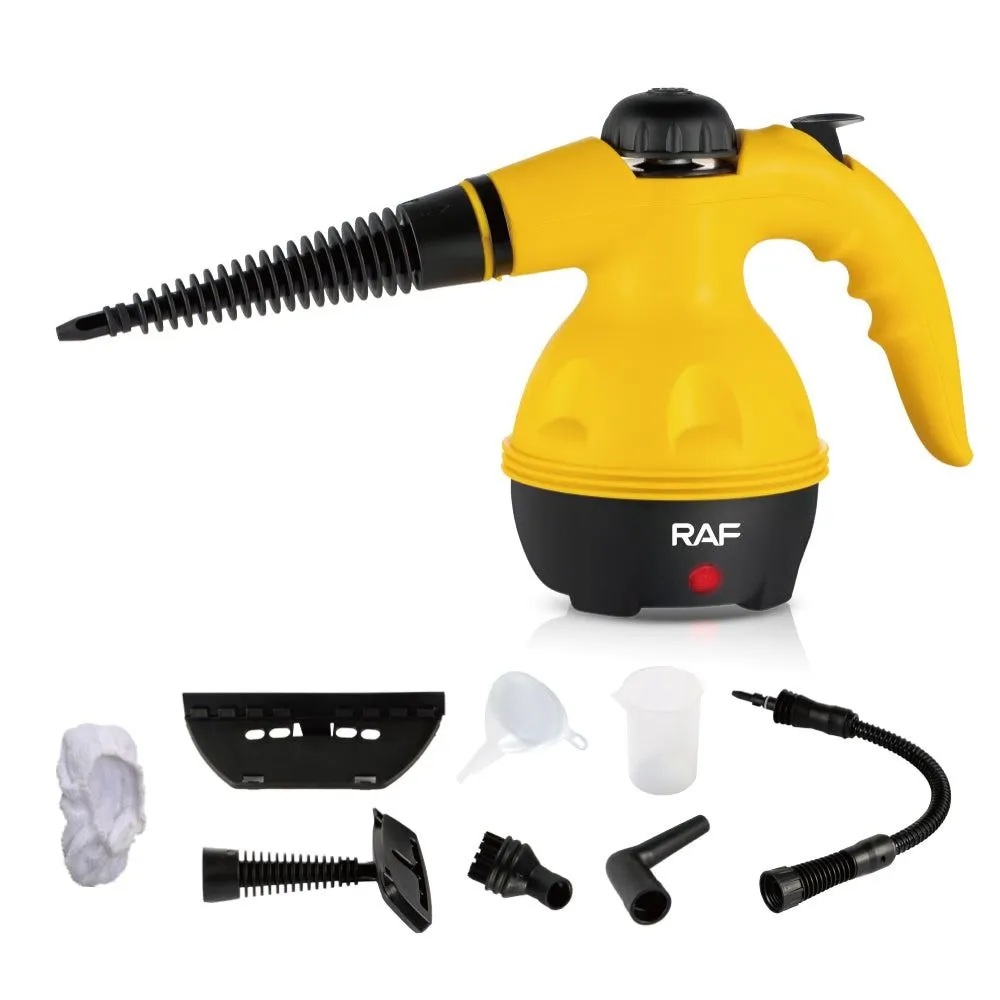 Raf Handheld Steam Cleaner , Black Yellow - R.1028