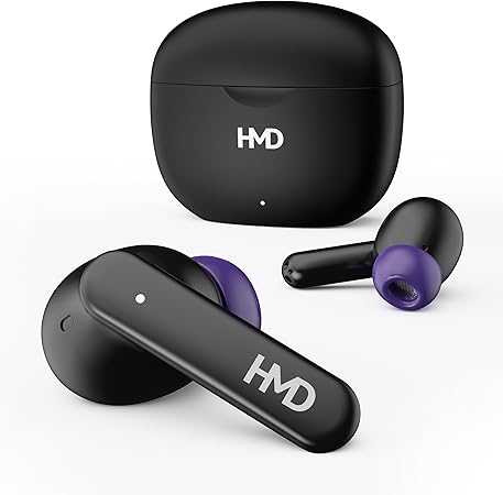 HMD DUB P70 Earbuds , with Environmental Noise Cancellation , Black