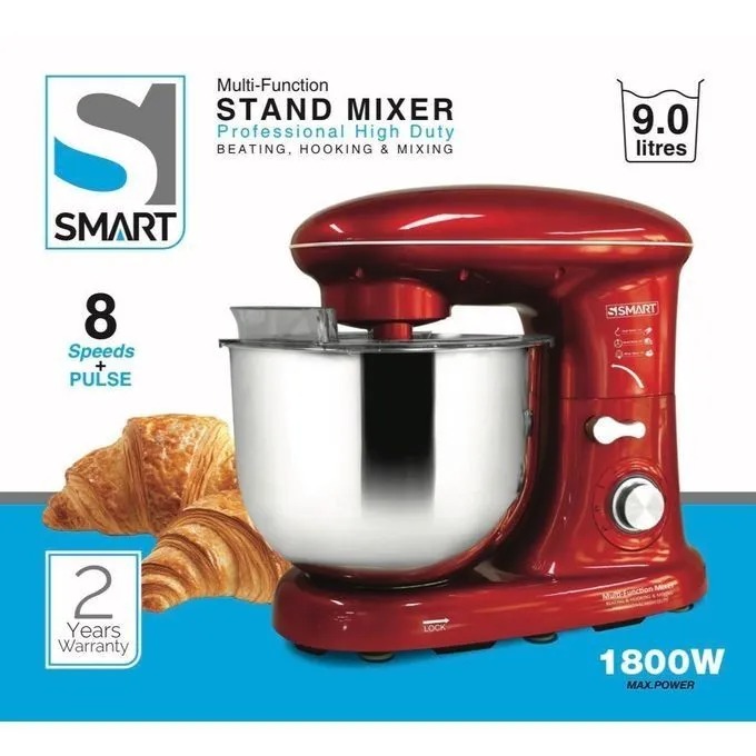 Smart Stand Mixer 1800 Watt Red - SBM8808R