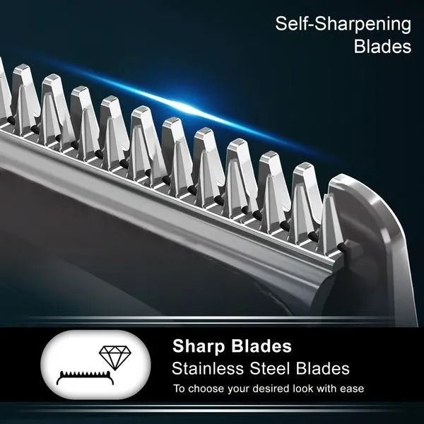 VGR Professional Grooming Kit Wet & Dry , Black Silver - V-107
